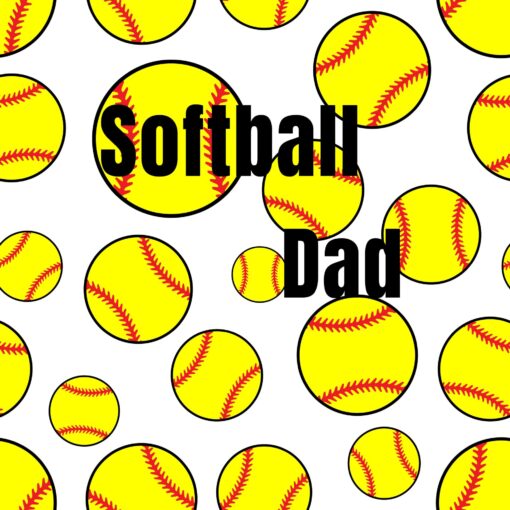 Softball Dad Tumbler - Image 2