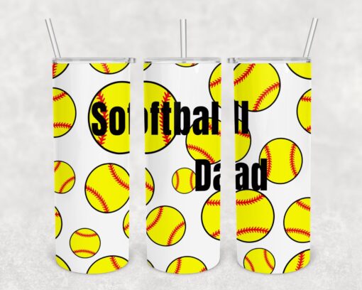 Softball Dad Tumbler