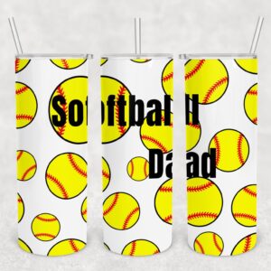 Softball Dad Tumbler