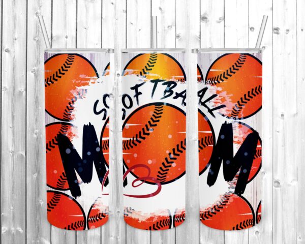 Softball Mom Tumbler